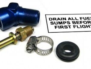 Piper Fuselage Tank Fuel Drain Kit