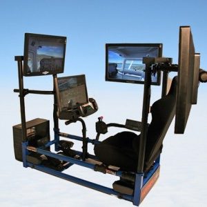 HOTSEAT FLIGHT SIM PILOT PRO 4 WITH INTSRUMENT POD